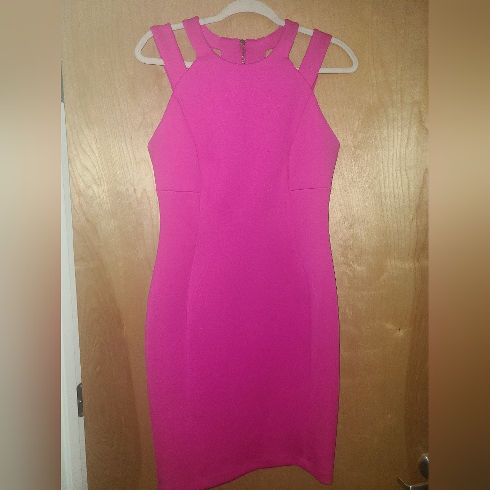 Hot Pink Calvin Klein Dress